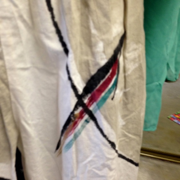 SOLD Abstract Art Romper Jumpsuit Small - Picture 5 of 6